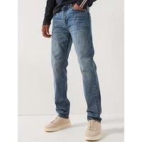 Armani Exchange Comfort Tapered Fit Jeans - Mid Wash