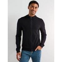 Armani Exchange Men/'s Essential, Long Sleeve Zip Closure Cardigan Sweater, deep Navy, XXL