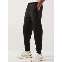 Armani Exchange Men's Box Logo Joggers, Black