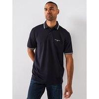 Armani Exchange XM000993_AF10361 Short Sleeve Polo S Deep Navy