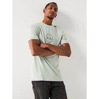 Armani Exchange XM001853_AF10356 Short Sleeve T-Shirt S Aqua Grey