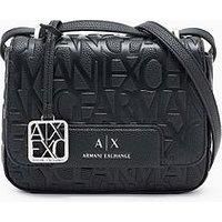 Armani Exchange Large MESSENGER BAG XW001577 AF15774 Black, Black, One Size