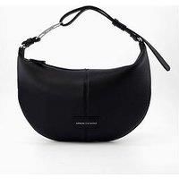 Armani Exchange Medium SHOULDER BAG XW001574 AF15632 Black, Black, One Size