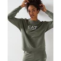 Ea7 Emporio Armani Crew Neck Sweater Tracksuit - Green