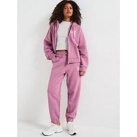 Ea7 Emporio Armani Zip Through Hoodie - Pink