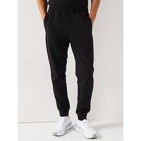 Ea7 Emporio Armani Train Logo Series Tape Joggers - Black