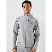Ea7 Emporio Armani Ventus7 Technical Full Zip Hoodie - Grey