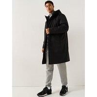 Ea7 Emporio Armani Ea7 Mountain Longline Tech Parka - Black