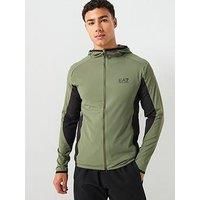 Ea7 Emporio Armani Ea7 Vigor7 Technical Full Zip Hoodie - Green