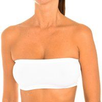 intimidea - Bandeau Top SM White Bustier BH Bra Untertop Seamless