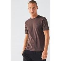 Ea7 Emporio Armani Core Id Crew Neck T-Shirt - Brown