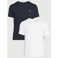 EMPORIO ARMANI Men/'s Endurance 2-Pack T-Shirt, Blue, XL