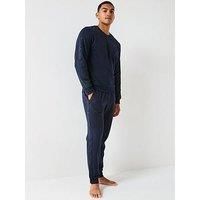 Emporio Armani Men's Logo Lounge Tracksuit, Blue