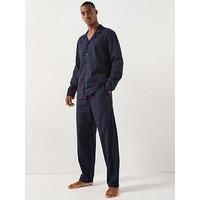 EMPORIO ARMANI MAN/'S TARTAN FLANEL LONG PAJAMAS BLUE XL