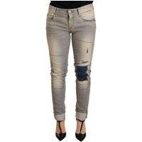 Vintage Style Distressed Skinny Jeans