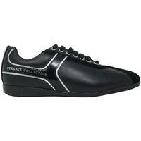 Versace Collection Logo Low Cut Black Sneakers