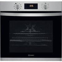 Indesit IFW3841PIX Multifunction Electric Builtin Single Oven With Pyrolytic Cleaning  Stainless Steel