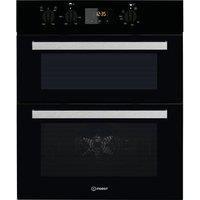 INDESIT Aria IDU 6340 BL Electric Builtunder Double Oven  Black