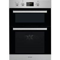 Indesit IDD6340IX Aria Electric Built In Double Oven - Stainless Steel