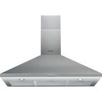 Indesit IHPC9 5LMX 90cm Pyramid Chimney Hood in St St 3 Speed Fan B Ra