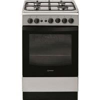 INDESIT IS5G1PMSS 50cm Single Oven Gas Cooker  Silver