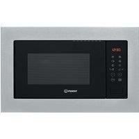 Indesit MWI125GXUK Built In Microwave With Grill  Stainless Steel