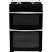 Indesit ID67G0MCB/UK Gas Cooker with Double Oven - Black - A+ Rated - F159350