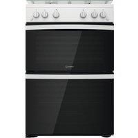 Indesit ID67G0MCW/UK Gas Cooker - White - A+ Rated - F159449