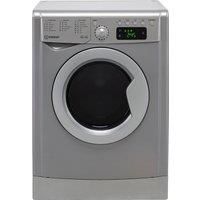 INDESIT IWDD75145SUKN 7kg Wash 5kg Dry 1400rpm Freestanding Washer Dryer - Silver