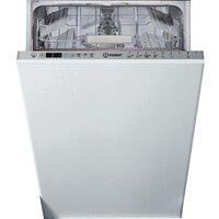 Indesit DSIO 3T224 E Z UK N Built In Fully Int. Slimline Dishwasher - Stainless Steel - E Rated - DSIO3T224EZUKN