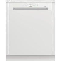 Indesit I3BL626UK Semi Integrated Standard Dishwasher - White Control Panel - E Rated, White