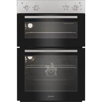 Indesit DII 10N S Built In 59cm Electric Double Oven Silver A/A