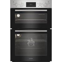 Indesit DII 10D IX Built In Electric Double Oven - Stainless Steel - A/A Rated, Stainless Steel