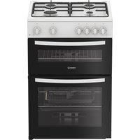 Indesit IDG6GW Gas Cooker 60cm Free Standing White New