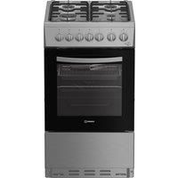 Indesit I5G3PMX Gas Cooker 50cm Free Standing Stainless Steel New