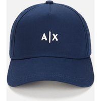 Armani Exchange Men/'s Logo Baseball Cap, Blue, One Size
