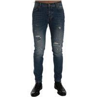 Frankie Morello Svelte Italian Denim - Slim Fit Blue Jeans W36