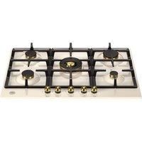 Bertazzoni P755CHERAG Heritage Series Built In 75cm 5 Burners Ivory / Gold Gas