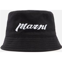 Marni Logo Cotton-Twill Bucket Hat - M