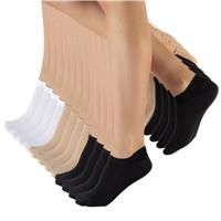 CALZITALY PAIRS - Ankle 6/12 Black, White, (3-6, 4 White, 4 Black, 4