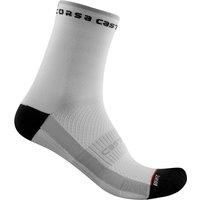 castelli 4521062 ROSSO CORSA W 11 SOCK Women/'s Socks Black/White L/XL
