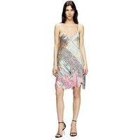 Diesel D-Aria Printed Slip Mini Dress