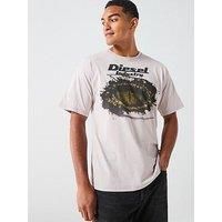 Diesel T-T25 Graphic T-Shirt- Grey