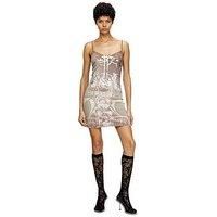 Diesel D-Longy Printed Slip Mini Dress