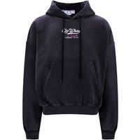 Wave Off Boxy Black Hoodie
