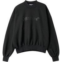 Bookish Laund Boxy Fit Black Sweatshirt