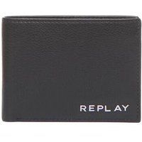 Replay Fm5160.000.a3146 Men’s Wallet, Black, 1x9x12 centimeters (B x H x T)