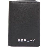 Replay FM5162 Small Leather Wallet, Black