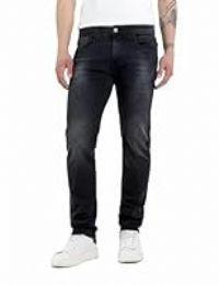Replay men/'s Anbass slim fit jeans with power stretch, gray (Dark Gray 097), W34 x L32