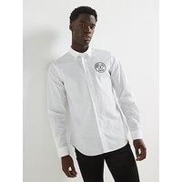 Versace Jeans Couture Embroidered Logo Shirt - White